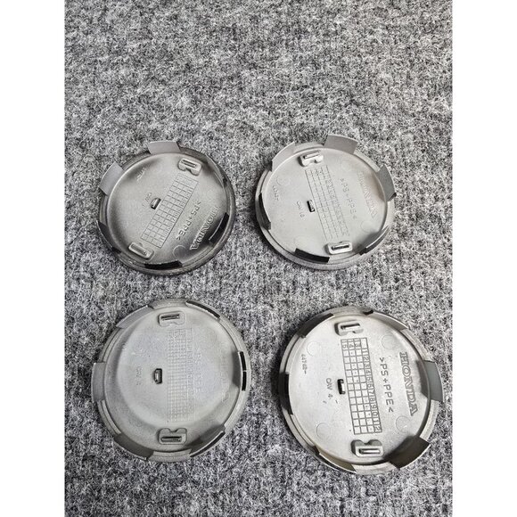 Center Caps Lot of 4 Honda OEM Black 275in PS PPE Hub Dust Wheel Covers #79 - Picture 7 of 8